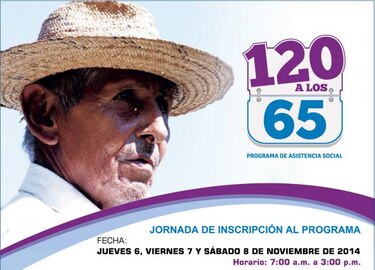 Abren inscripción para '120 a los 65'; anuncian nuevos métodos de control