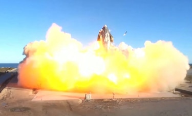 Fracasa el aterrizaje de un vuelo de prueba no tripulado de SpaceX