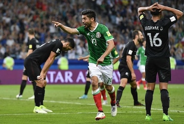México sufre para vencer a Nueva Zelanda