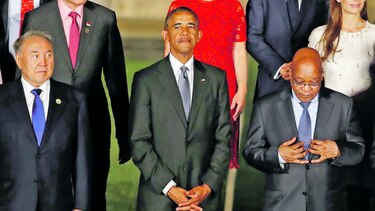 Accidentado arribo de Obama a cita en China