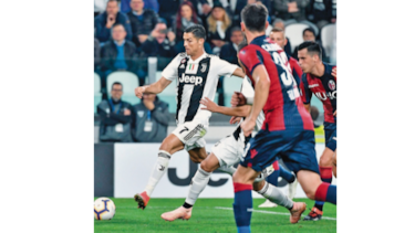 Juve gana, pero esta vez Ronaldo se fue en blanco