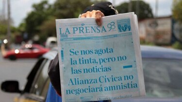 ‘Se nos agota la tinta’, denuncia el diario La Prensa de Nicaragua