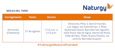 Trabajos de mantenimiento en la red eléctrica del 25 al 31 de agosto 2025