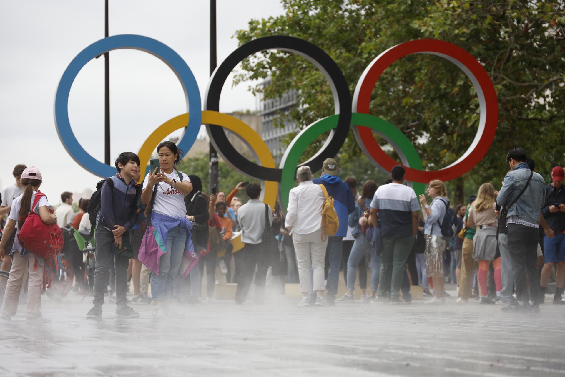 Paris espera que arranquen los juegos olímpicos. EFE