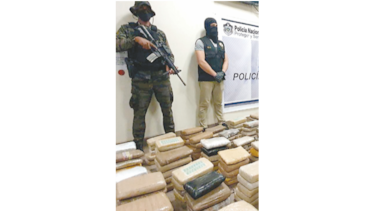 Decomisan 32 toneladas de drogas en lo que va de año