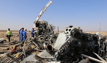 Congresistas de EU dicen que "evidencias" apuntan a bomba en avión ruso