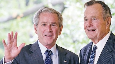 Honores para despedir a Bush