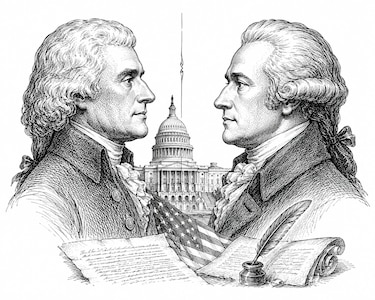 Jefferson y Hamilton: legado de una rivalidad
