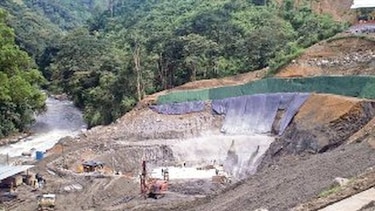 Suspenden obras en presa de Bajo de Mina