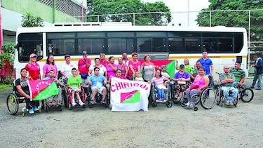 Chiricanos, a la carrera de sillas de ruedas
