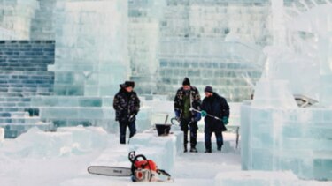 China celebra su famoso Festival de Hielo y Nieve    