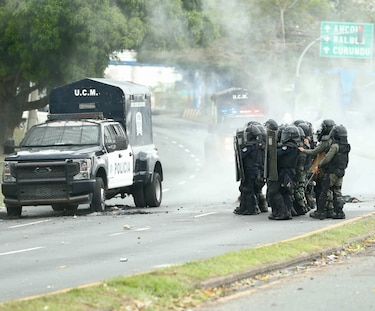Policía Nacional justifica uso de munición de hule en protestas y niega agresión a la prensa