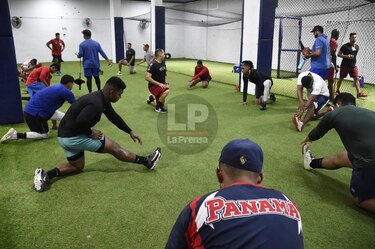Los Federales entrenaron en el Rod Carew