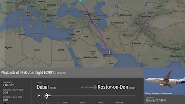 Avión Boeing se estrella en el sur de Rusia: 61 muertos