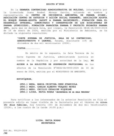 Puerto Barú: Gremios respaldan la decisión de la Corte; ambientalistas lo califican de ‘terrible’