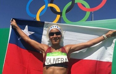 Olivera, primera mujer que completa cinco maratones olímpicos
