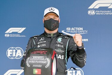 Bottas sale primero en Portugal