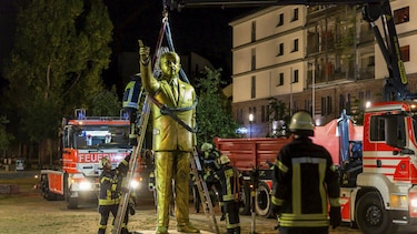 Por seguridad, retiran estatua de Erdogan de festival alemán