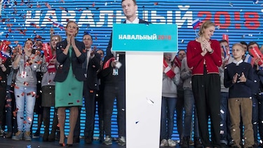Líder opositor ruso es nominado como candidato presidencial