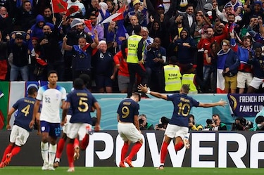 Francia vence 2-1 a Inglaterra y enfrentará a Marruecos en la semifinal de Catar 2022