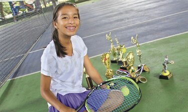Karla Viviana, una promesa del tenis nacional
