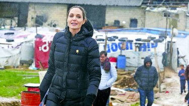 Jolie aboga por los refugiados
