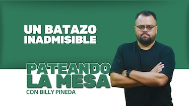 Pateando la mesa: Un batazo inadmisible