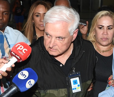 Ricardo y Luis Martinelli Linares están en Panamá y fueron recibidos a espaldas de la prensa