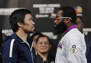 Pacquiao regresa a Las Vegas con 40 años y expone su cetro ante Broner