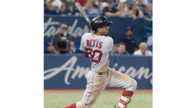 Mookie Betts batea el ciclo completo con los Medias Rojas de Boston