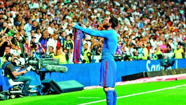 Messi silenció el Santiago Bernabéu