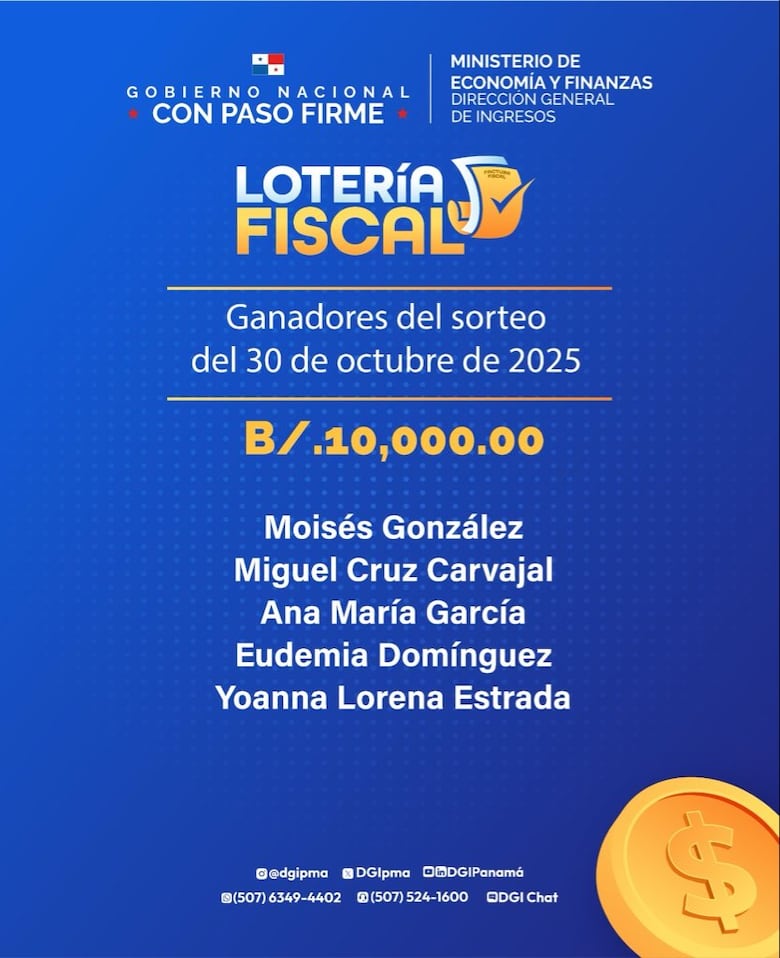 Lotería Fiscal: estos son los ganadores del segundo sorteo