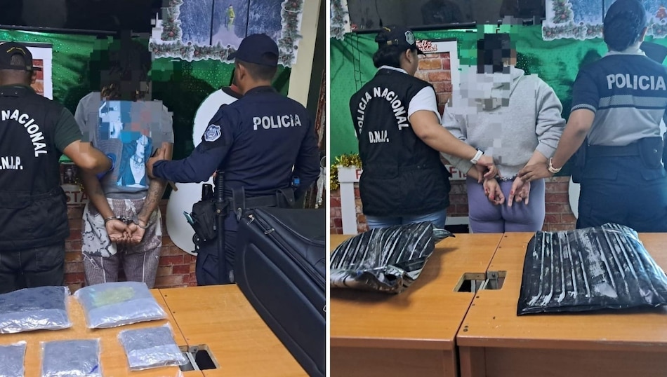 Detienen en el Aeropuerto de Tocumen a una japonesa y a un estadounidense por presuntamente transportar droga