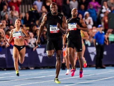 Usain Bolt se impone en prueba de 150 metros en el Nitro Athletics
