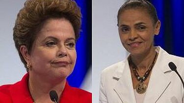 Rousseff y Silva empatarían en primera vuelta de comicios en Brasil