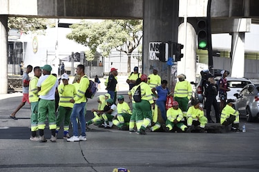 Trabajadores de aseo esperan se concrete una reunión con los directores de la AAUD y el Minsa
