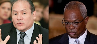 Magistrados Cecilio Cedalise y Harry Díaz se enfrentan durante un pleno de la Corte por caso de Mauricio Cort