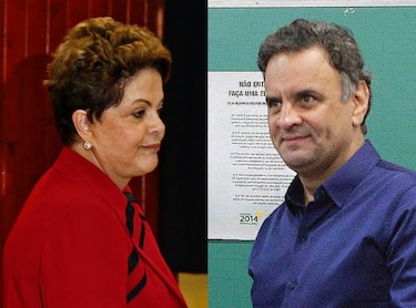Rousseff y Neves se enfrentarán en segunda vuelta en Brasil