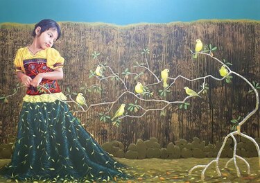 Pinturas que evocan recuerdos y enseñanzas