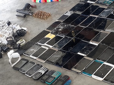 Decomisan arma de fuego, municiones y celulares durante requisa en cárcel Nueva Esperanza de Colón