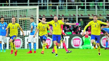 Suecia clasifica al Mundial, Italia se quedó por fuera