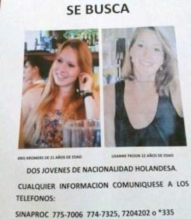 Familiares de turistas desaparecidas se integran a la búsqueda