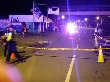 Un muerto por accidente vehicular en Sabana Grande, Los Santos