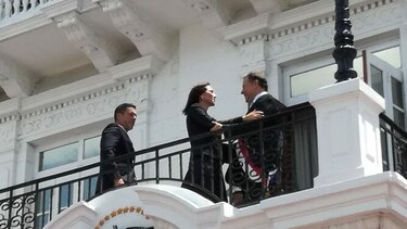 Embajadora designada por Guaidó entrega cartas credenciales a Varela