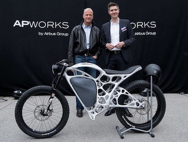 Filial de Airbus devela moto eléctrica impresa en 3D