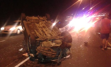 Accidente de tránsito causa tranque en la autopista Arraiján-La Chorrera