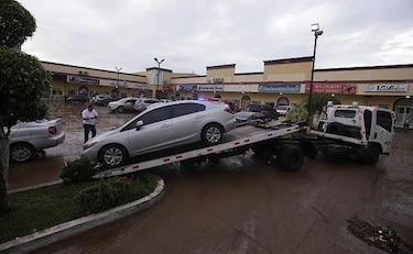 Veinte sectores inundados tras las fuertes lluvias