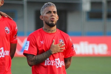 Darwin Pinzón, exseleccionado de Panamá, es aprehendido en investigación por lesiones personales