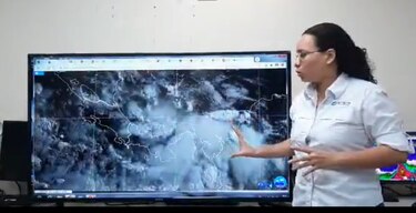 Advierten por fuertes lluvias en diferentes puntos del país