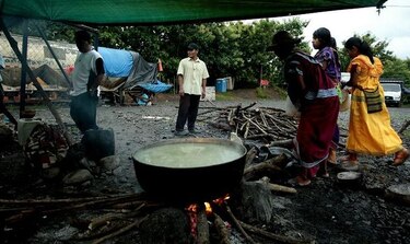 Ngäbe buglé de Bocas del Toro llegan a proyecto de Barro Blanco